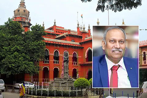 Justice SM Subramanian against the backdrop of Madras High Court