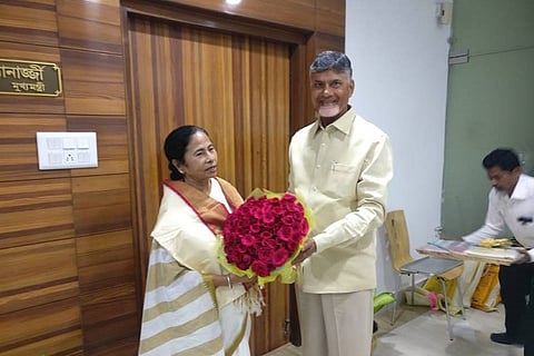 Opposition meet before next Parliament session to plan next move: Naidu visits Mamata