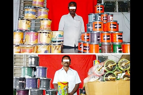 Hyderabad police seize Chinese manja worth Rs 10 lakh, two held