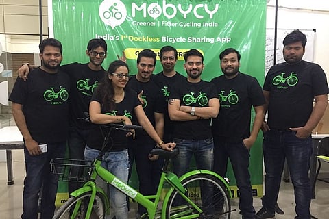 Dockless bike-sharing app Mobycy raises angel funding from Venture Catalysts