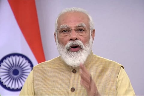 PM Modi addressing India Ideas Summit via video conferencing