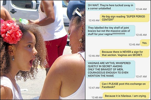 Mom sends teen daughter on quest to buy 'feminine hygiene products', their conversation is gold