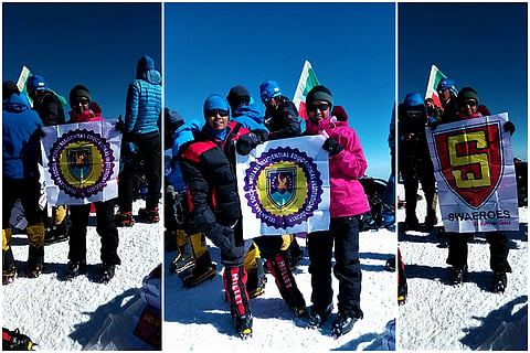 Poorna Malavath and four others from Telangana scale Europe's tallest peak, Mt Elbrus