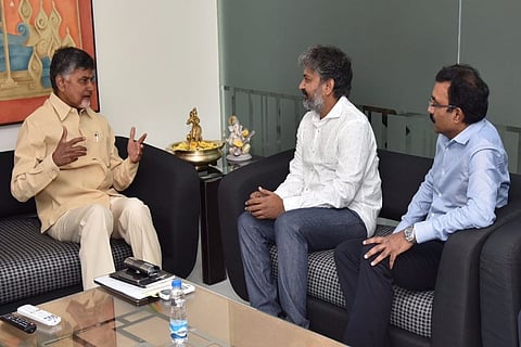 Dreaming of Mahishmati: Naidu meets SS Rajamouli over Amaravati designs, amidst criticism