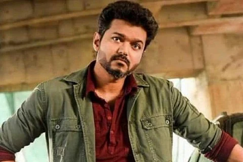Actor Vijay's screengrab from a movie.