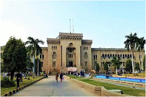 Arts College building in Osmania University