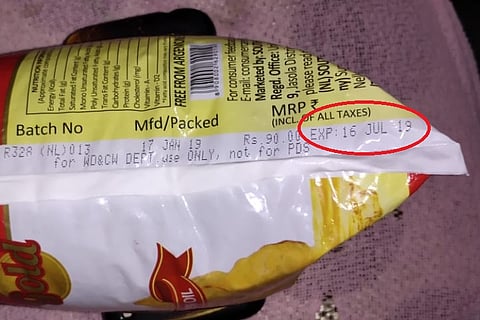 Andhra govt distributes expired edible oil packets to flood victims, probe initiated