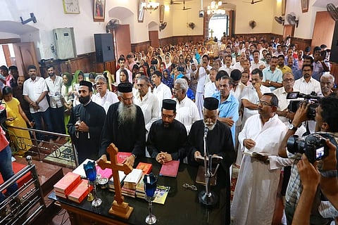 Orthodox faction conducts mass at Kerala’s Piravom church amid tight security