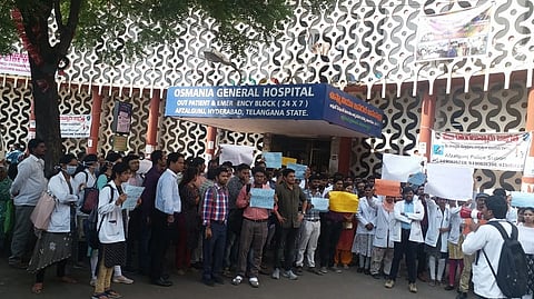 'Stop traditional healers from practising in Hyderabad': Junior doctors protest