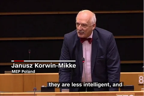 ‘Women are weaker, smaller, less intelligent’: Polish politician’s sexist rant in EU Parliament