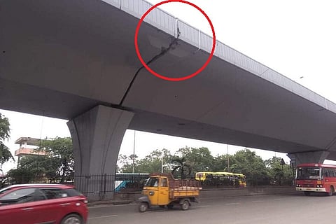 Cracks on Hyderabad's PVNR Expressway to airport, authorities take note