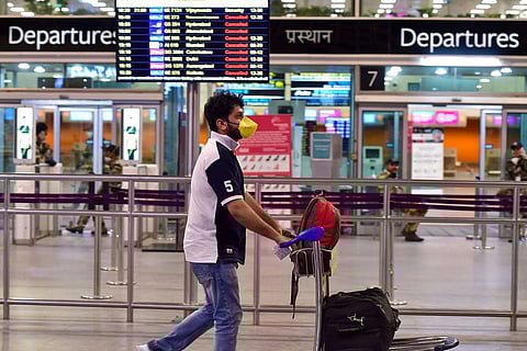 A person at the airport