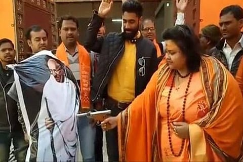 Hyd–based party files complaint against Hindu Mahasabha for shooting at Gandhi effigy