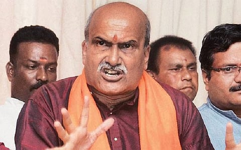 Bengaluru police charge Sri Ram Sene chief Pramod Muthalik for hate speech