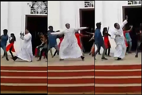 Watch: This Kerala priest joined a flash mob and his dance moves will floor you