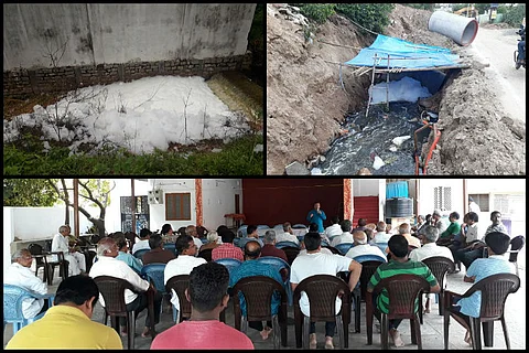 'Save RK Puram Lake': As water froths over again, alarmed Hyd residents hold meet for solutions