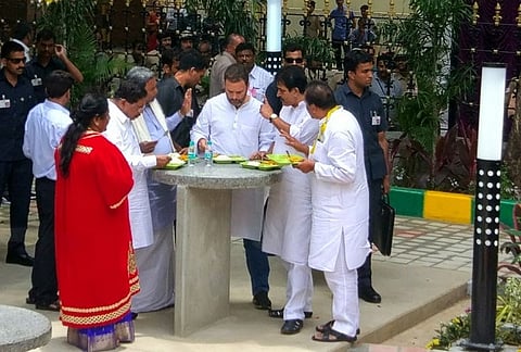 Rahul Gandhi inaugurates Indira canteens, almost calls it 'Amma canteen'