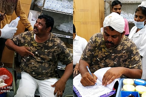 BJP’s Raja Singh hurt after scuffle with Hyd cops, video shows he hit himself with stone