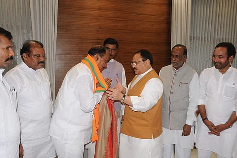 Telangana TDP loses another leader as ex-MLA Revuri Prakash Reddy joins BJP