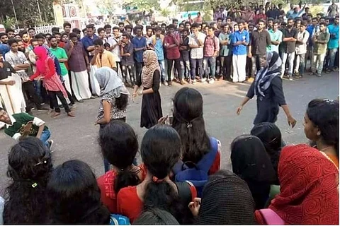 Kerala Muslim girls trolled for dancing: Students respond with flash mobs across state