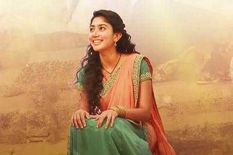 Actor Sai Pallavi in new song from 'Saranga Dariya' from Telugu movie 'Love Story'.