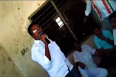 Telangana polls: Ex-Congress MLA’s aide caught on camera offering bribe