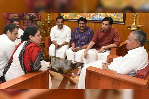 Wife of jailed cop Sanjiv Bhatt meets Kerala CM, seeks his support