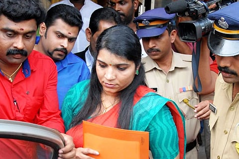 Solar scam accused Saritha appears before Coimbatore court in cheating case