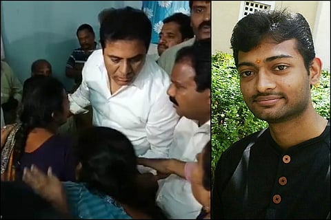 Telangana minister KTR meets family of Sharath Koppula, student who was shot in US