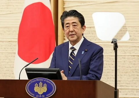File photo of Shinzo Abe