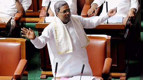 Siddaramaiah in Assembly