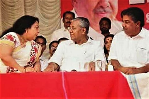 Chengannur bye-election: Ex-Congress MLA Sobhana George joins CPI-M in Kerala