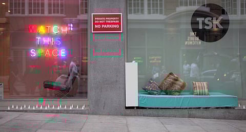 Watch: Group of artists turn 'spiky' concrete floor into cosy bedroom for the homeless