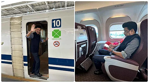 CM Stalin rides Bullet Train in Japan, tweets about experience