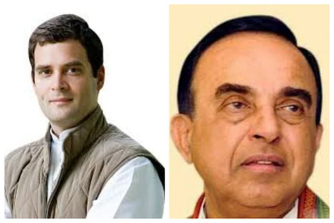 Swamy accuses Rahul Gandhi of declaring himself as a British national, violating Indian law