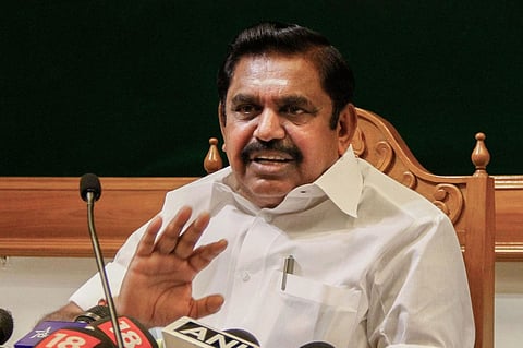 Edappadi K Palaniswami, the General Secretary of AIADMK