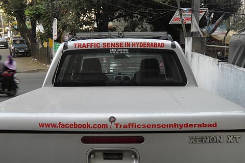 This 68-year-old man is knocking 'traffic sense' into Hyderabad's drivers