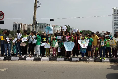 Bengaluru citizens, environmentalists join hands to protest illegal tree chopping