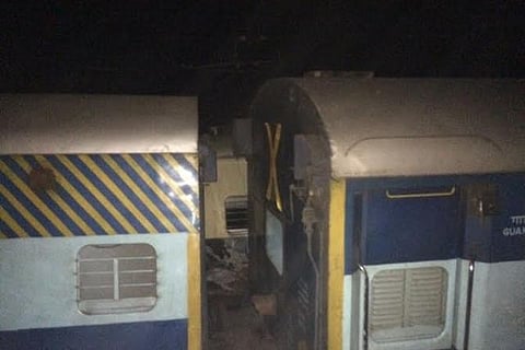Trivandrum Mail derails after collision with local train near Chennai