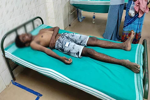 Hari Prasad, the victim of the caste crime.