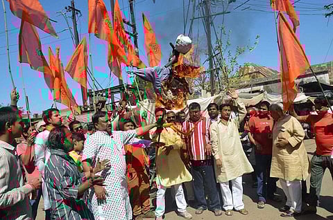 AIMIM MLA suspended for not saying 'Bharat mata ki jai,' says he didn't insult country
