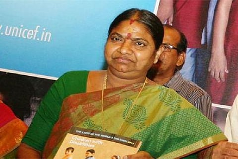 TN minister Valarmathi responds to EC notice over abusive remarks about Karunanidhi, Stalin