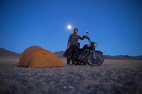 Around the world on a Royal Enfield: After 12 countries, daring photojournalist now in India