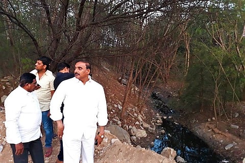 Five-star hotel in Hyderabad accused of illegally dumping debris, choking drain