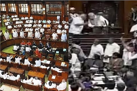 Ruckus in Karnataka Assembly as budget session kicks off, Governor walks out