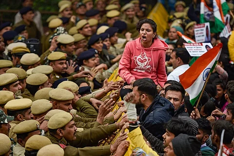 Protests in New Delhi