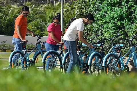 Creating cycle lanes is the focus as B’luru’s bicycle sharing project takes off