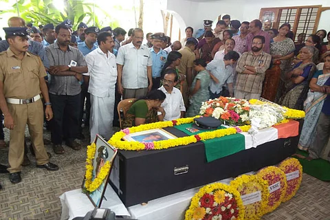 Mortal remains of Kerala IAF pilot, killed in Sukhoi jet crash, brought home