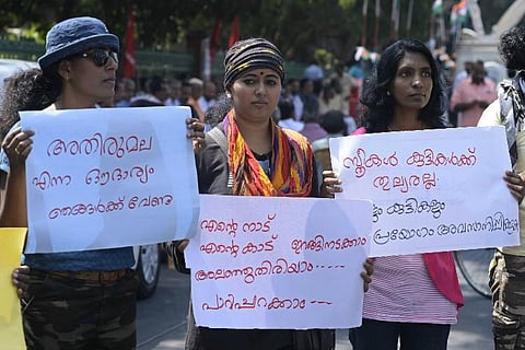 Allow women to scale Agasthyarkoodam, demand protestors who hoisted flag near peak