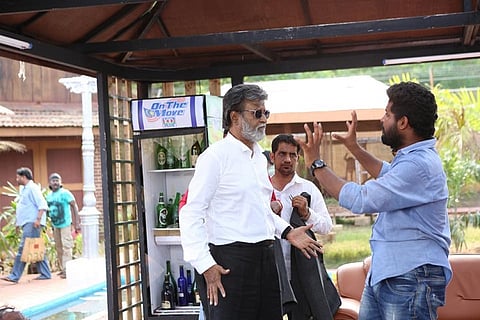 Superstar Rajinikanth calls and praises Kabali stunt masters